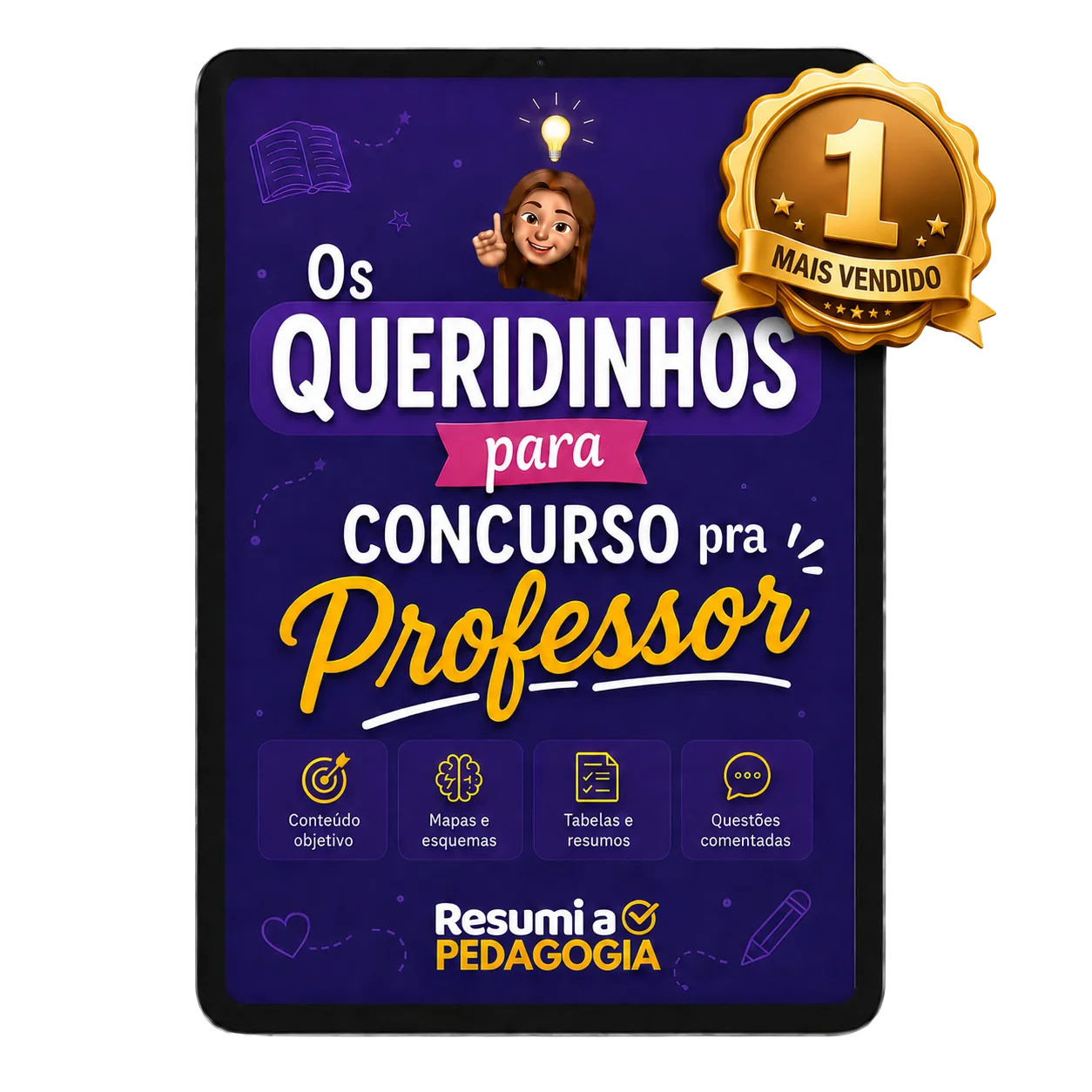 Mockup do Combo Os Queridinhos para Concurso pra Professor