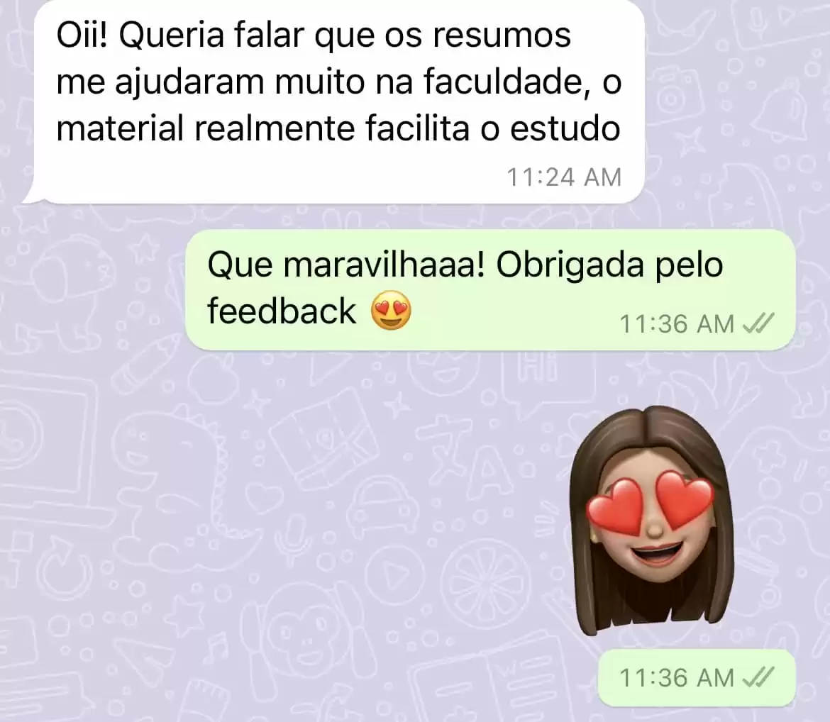 Depoimento de aluna
