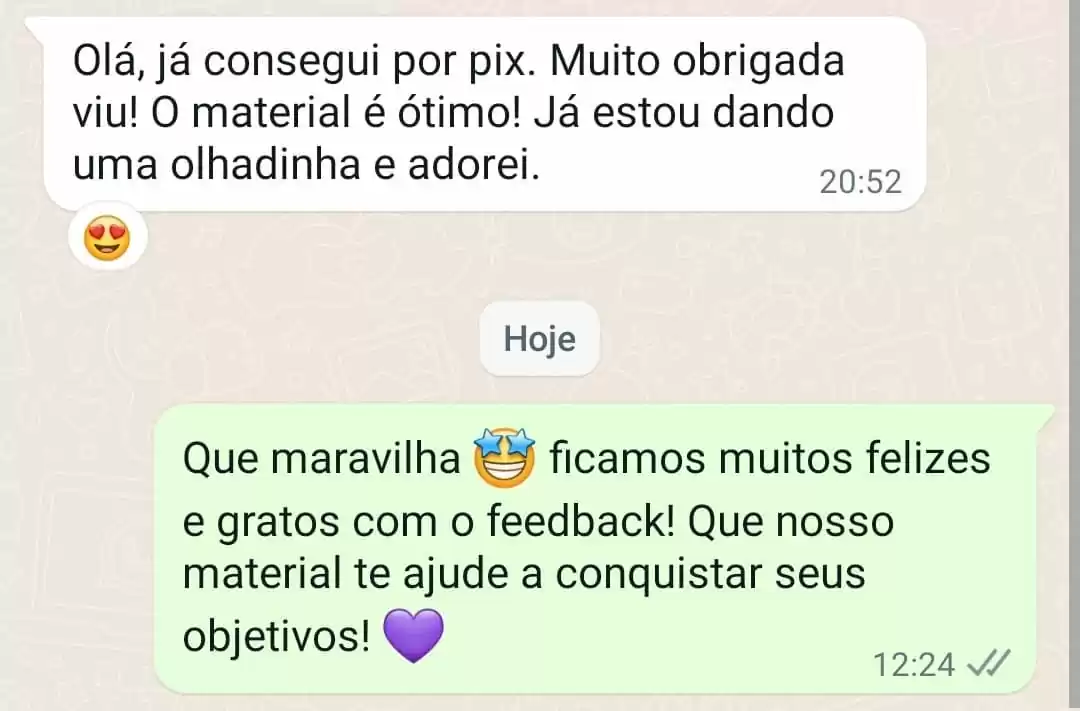 Depoimento de aluna