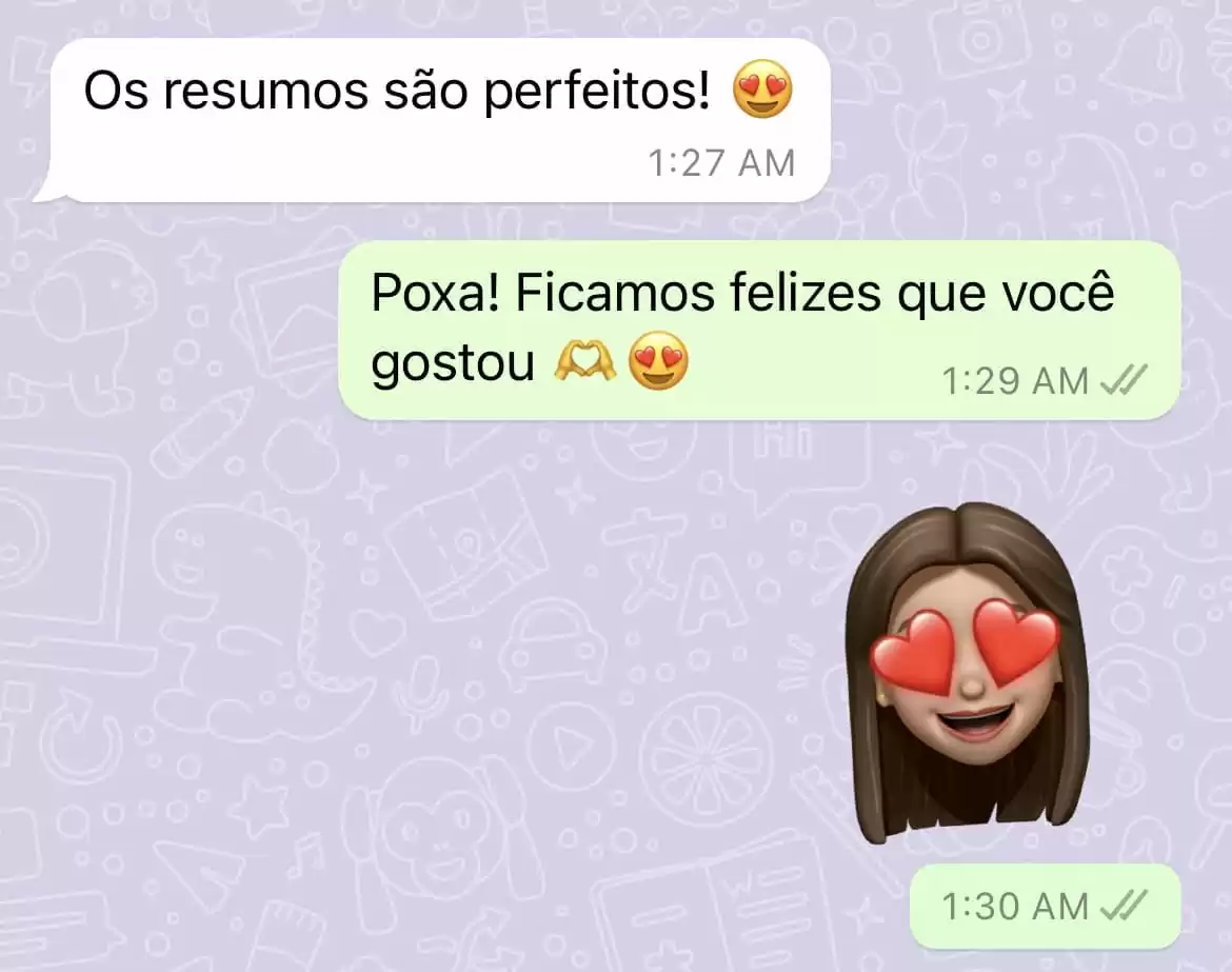 Depoimento de aluna