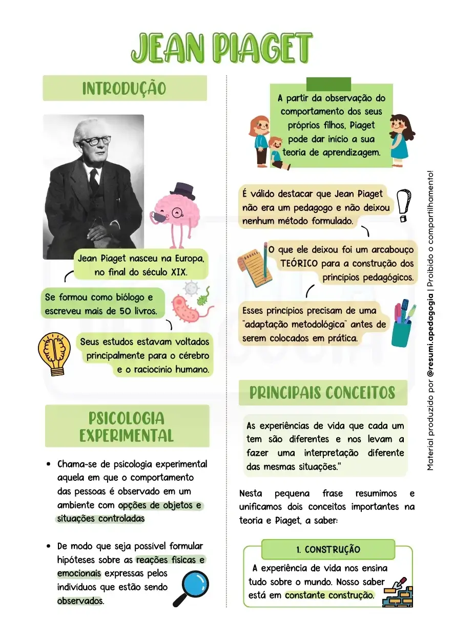 Amostra do resumo de Teóricos